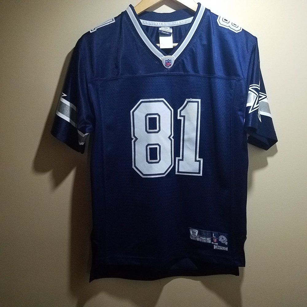 Terrell Owens Dallas Cowboys Blue Jersey Reebok Youth L Pre-Owned